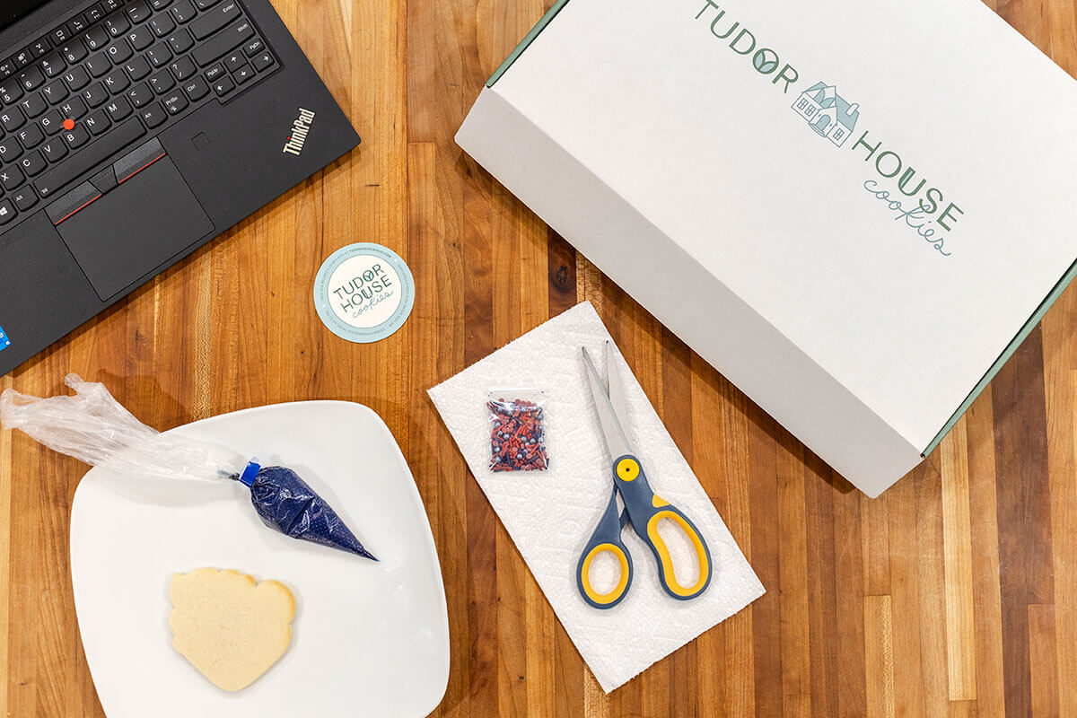 Decorate cookies with your coworkers virtually