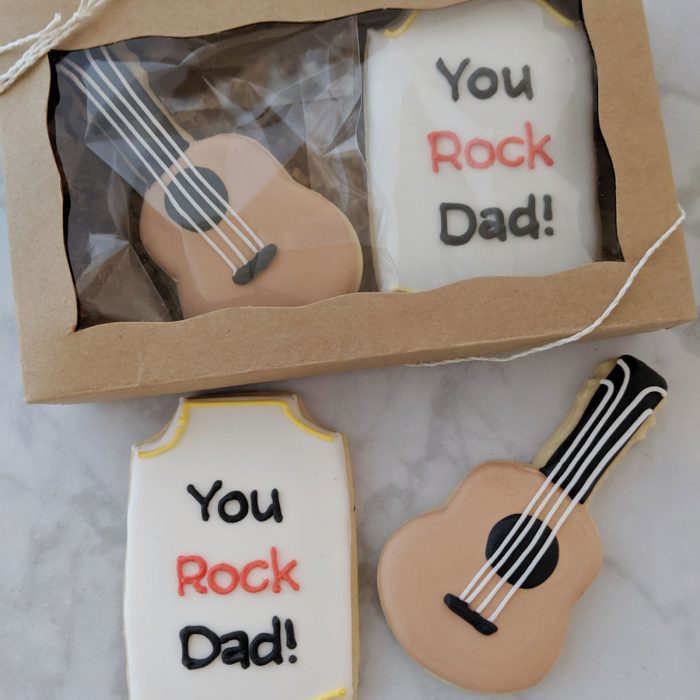 Father's Day Cookie - Guitar