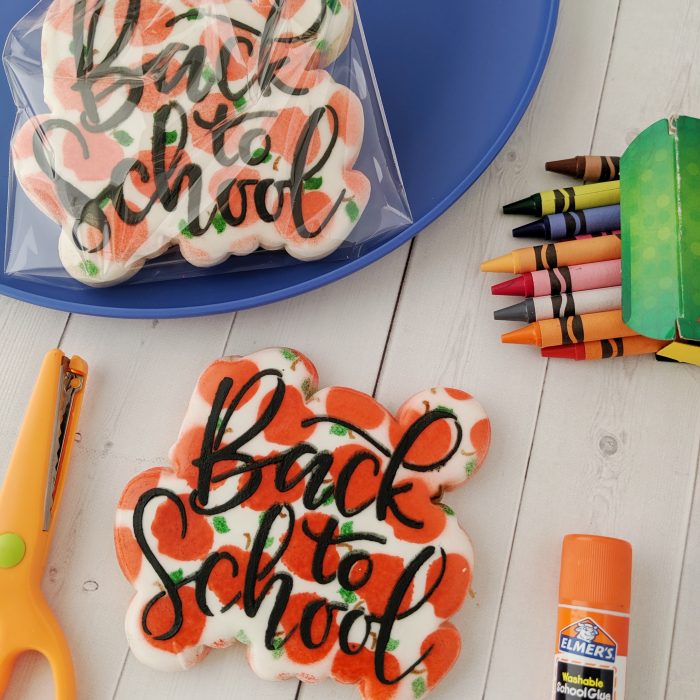 Back to School Plaque Cookies