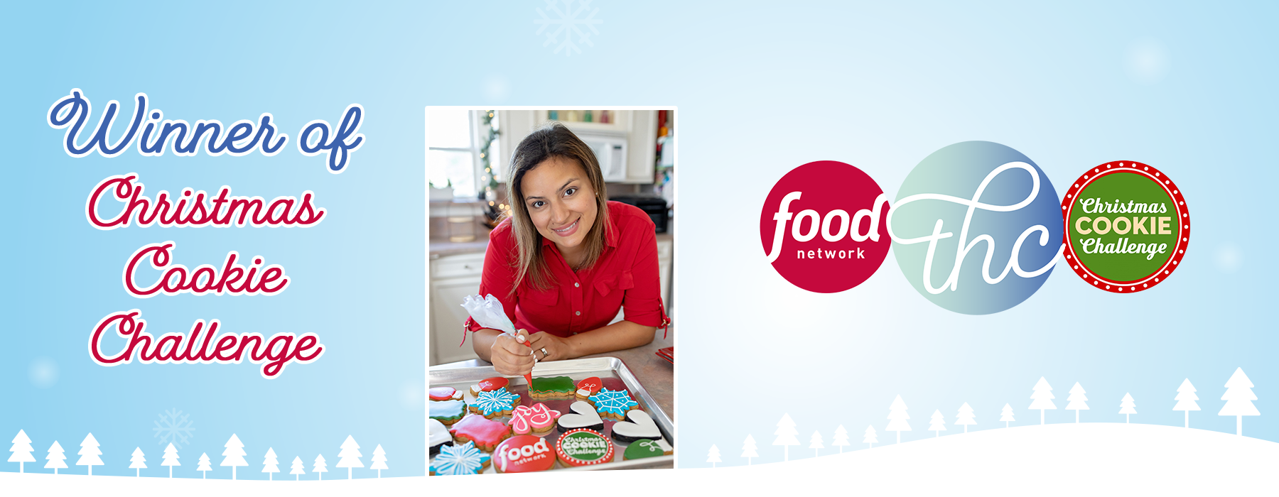 Winner of Food Network's Christmas Cookie Challenge!